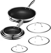 HexClad 7-Piece Hybrid Cookware Set HexClad 7-Piece Hybrid Cookware Set