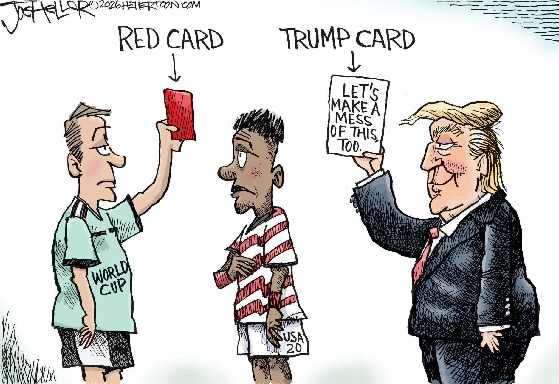 Political cartoon
