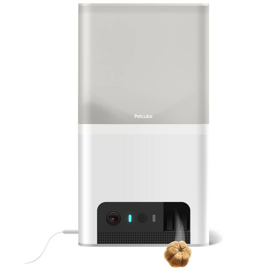 The Petcube Bites 2 Lite pet camera on a white background