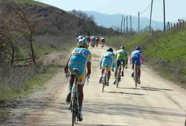 It was hard at the back of the race as well as at the front