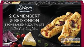 Lidl Pizza Twist camembert and red onion