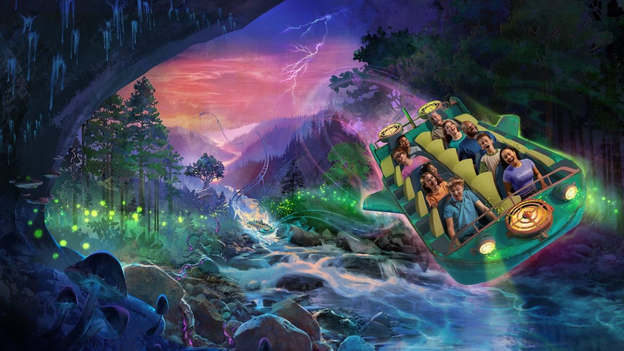 Dollywood NightFlight Expedition concept art