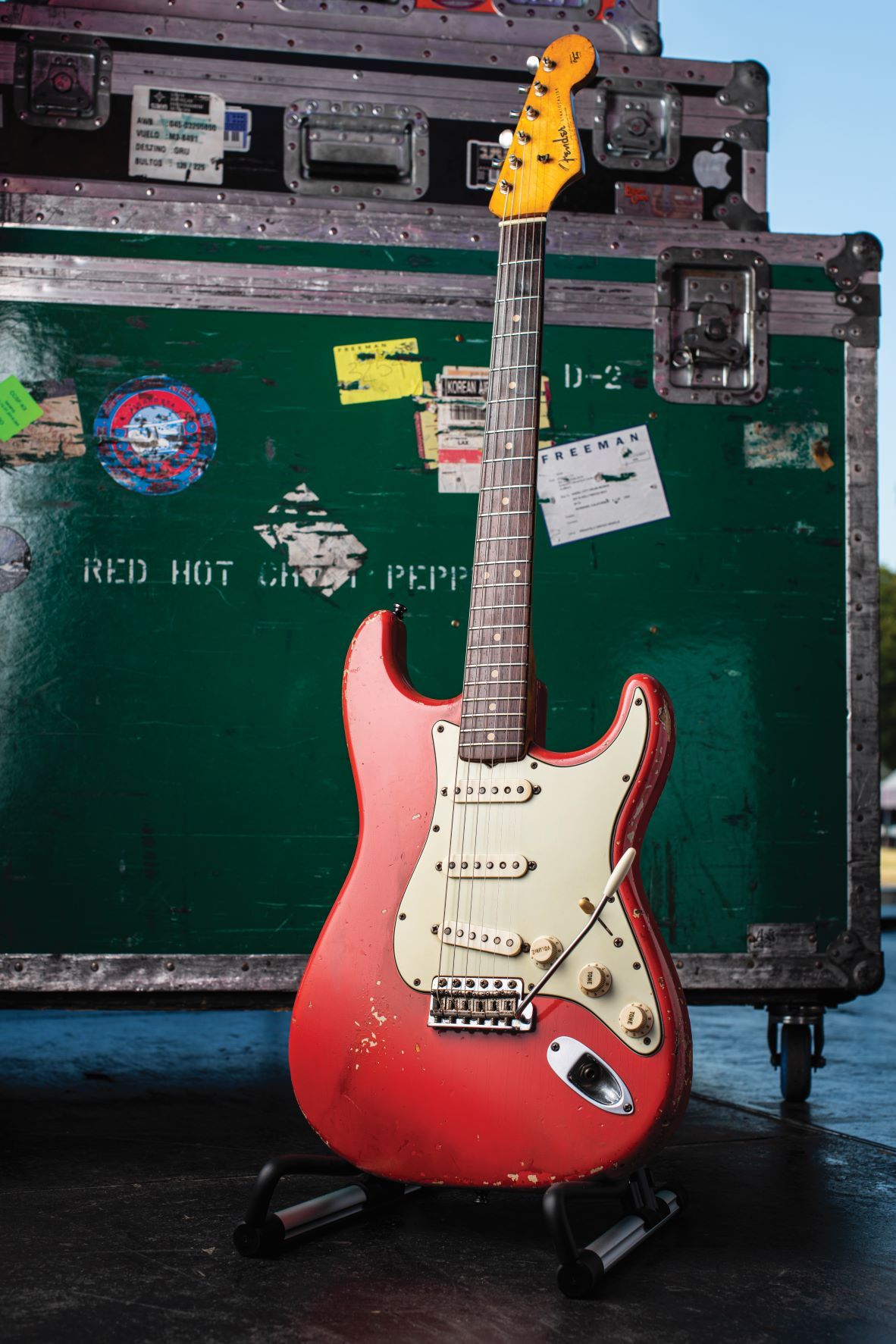 John Frusciante's 1961 Fiesta Red Fender Stratocaster
