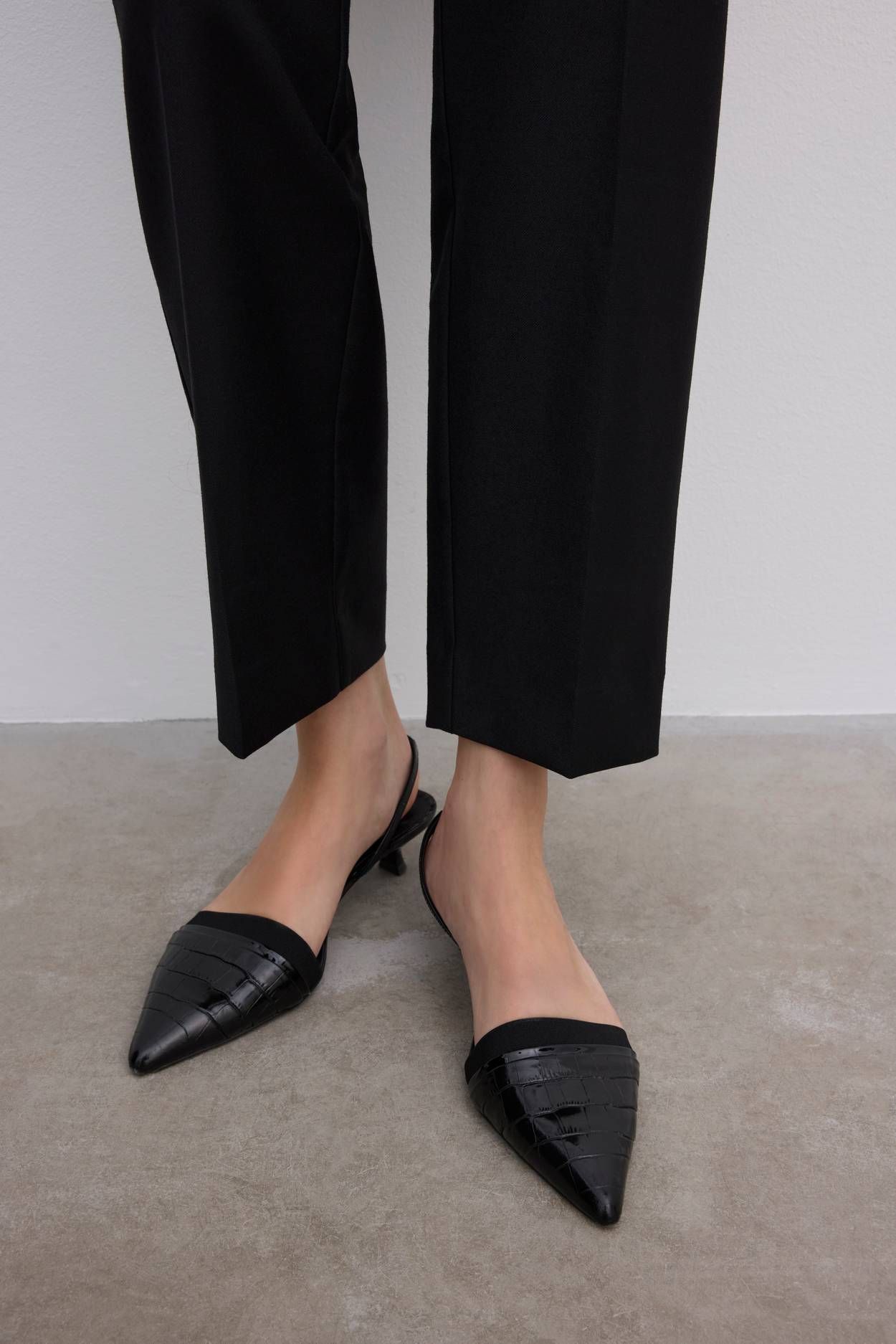 Leather Slingback
