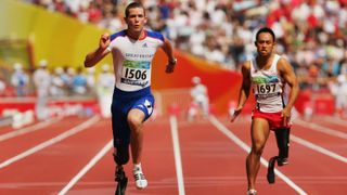 two runners on a track