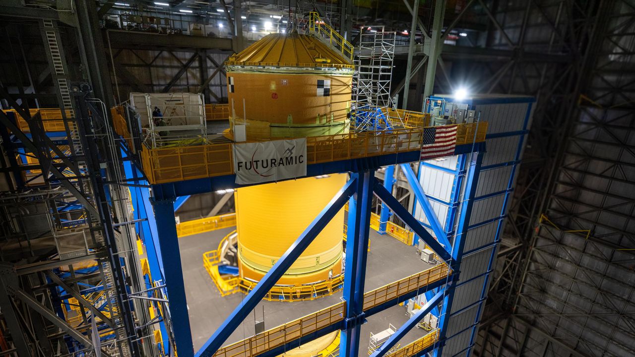 NASA's Artemis 3 rocket is taking shape for 2027 launch to test lunar landers (photo)