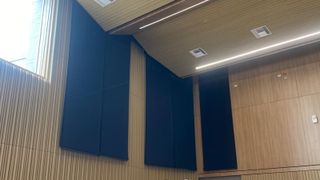 The interior of ‘La Caja de Música’ at University of the Andes in Bogotá.