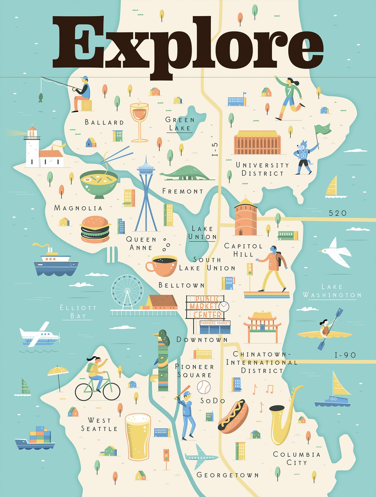 A step-by-step guide to creating a map illustration | Creative Bloq