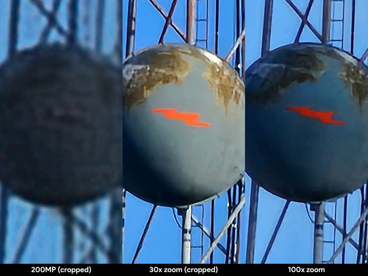 Comparing the 200 MP, 50 MP, and zoom modes of the Samsung Galaxy S23 Ultra