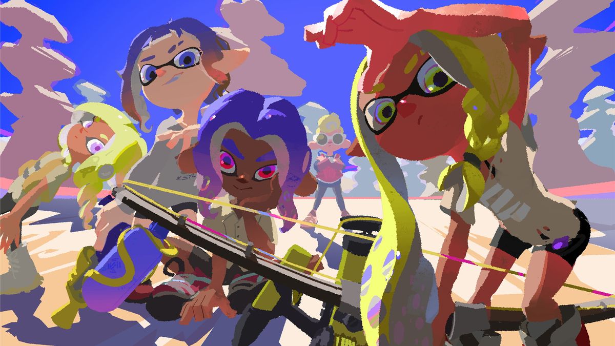 Splatoon 3 art is our first new tease since the big February reveal  GamesRadar+