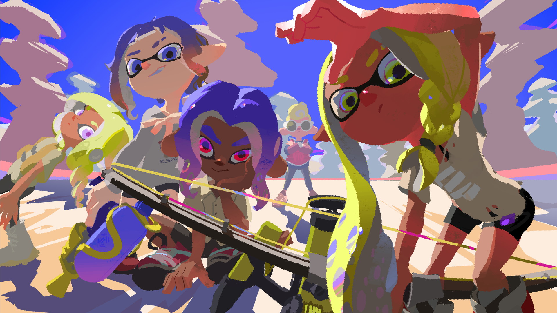 Splatoon 3 art is our first new tease since the big February reveal