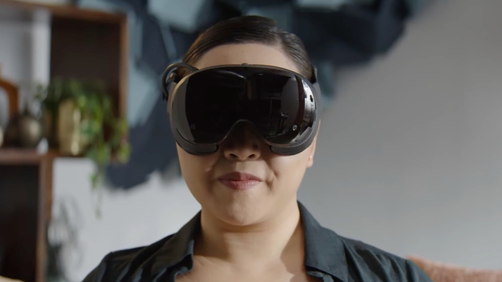 Person wearing Valve Steam Frame