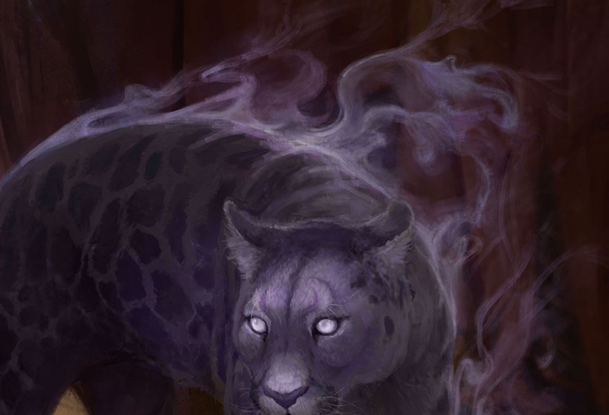 Different shapes of smoke have their own unique texture