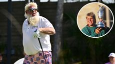 John Daly stands on the tee box