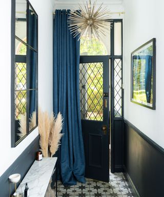 Denim Blue Suede curtains from Make My Blinds