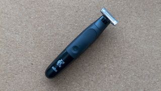 One of the best beard trimmers on a cork mat