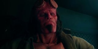 David Harbour as Hellboy in the 2019 film