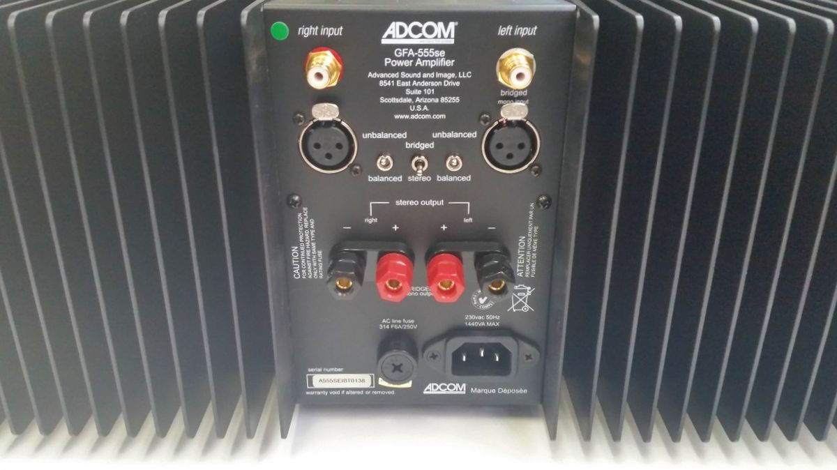 GFA555se amplifier review highperforming power on tap What