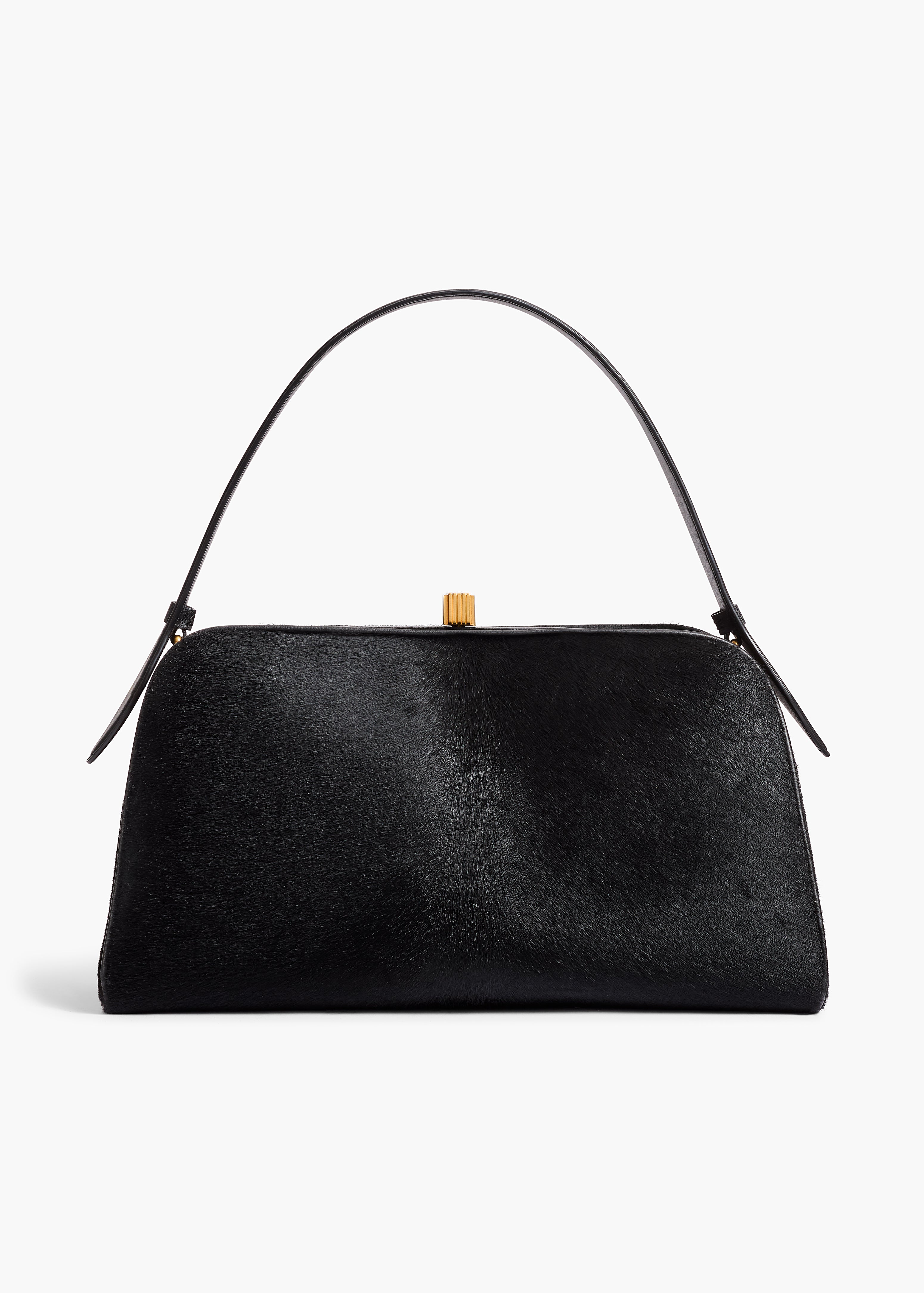 Khaite, Cate Bag in Black Haircalf