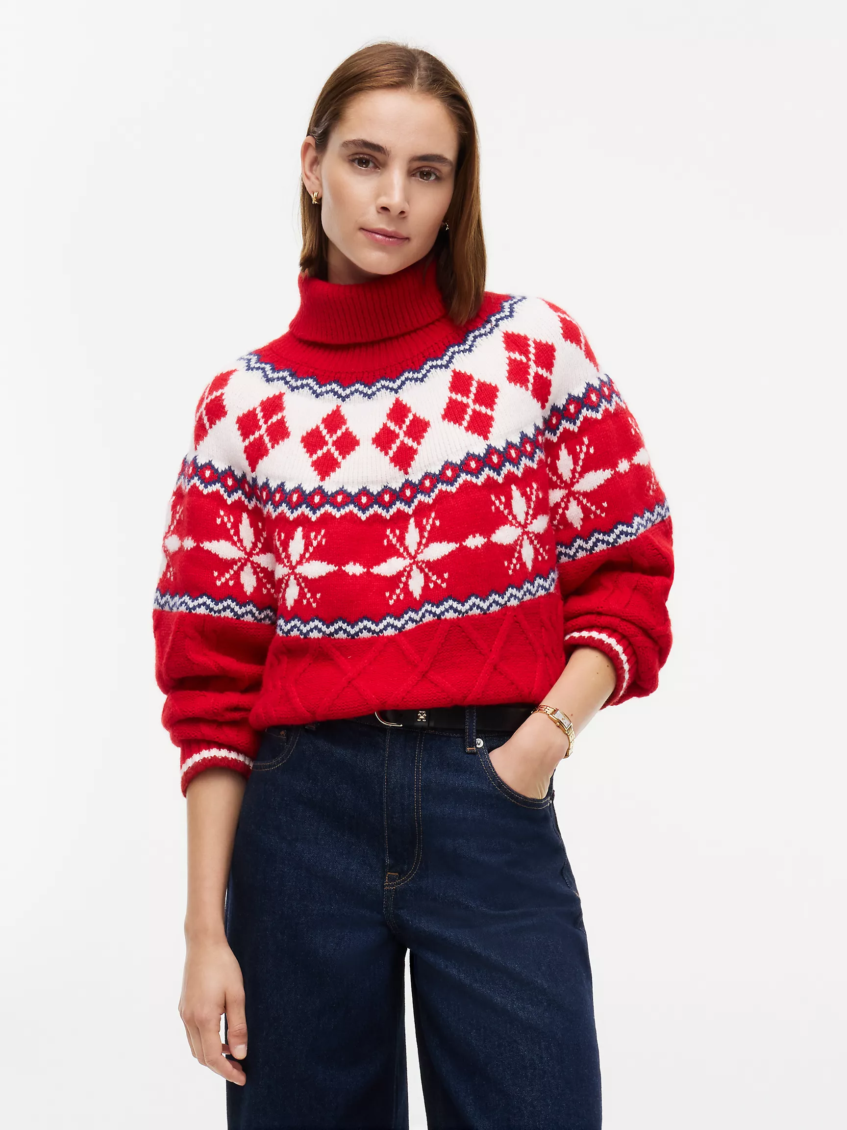 tommy hilfiger fair isle sweater