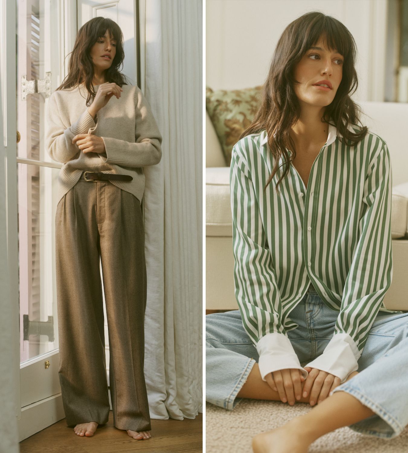 with nothing underneath campaign images