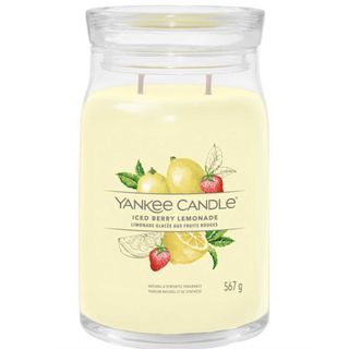 Yankee Candle Iced berry lemonade secnted candle jar