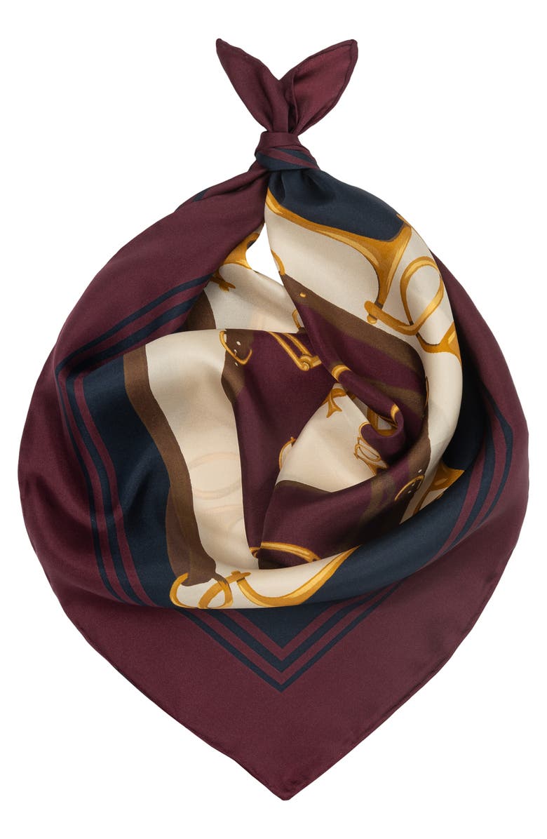 Equestrian Square Silk Scarf