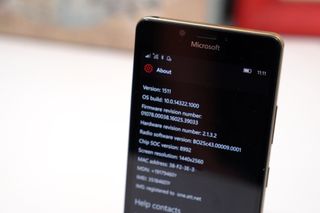 Windows 10 Mobile update