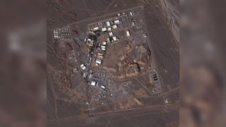 The uranium enrichment facility in Natanz, Iran, as seen from above on Jan. 7, 2013.