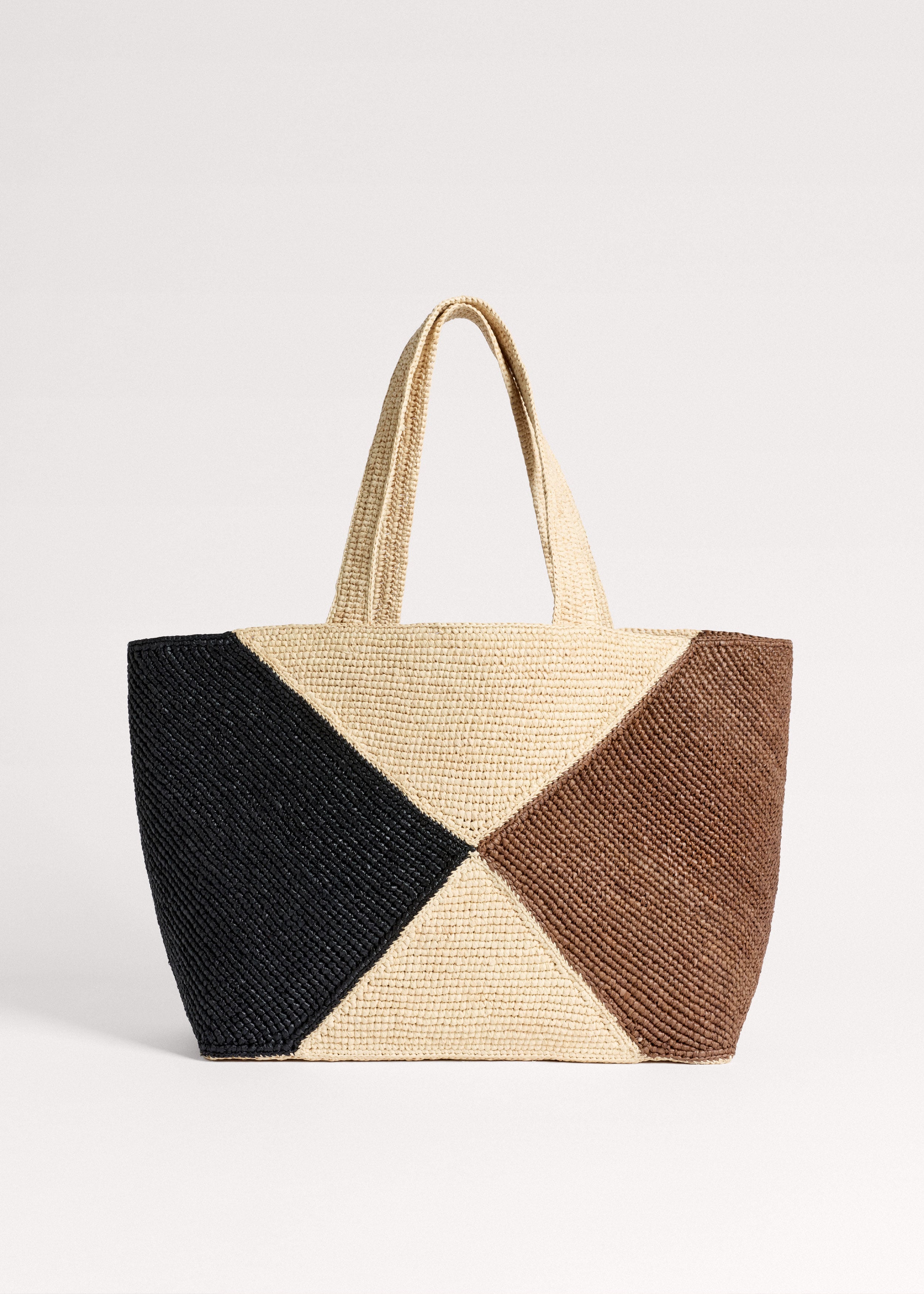 Contrast Panel Tote
