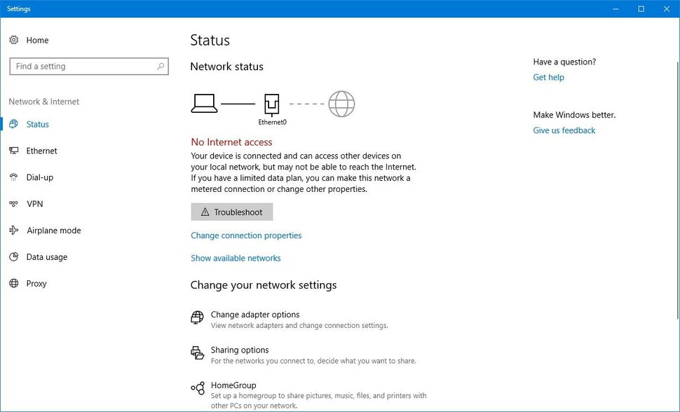 Your device not connection. No Internet connection. RDP Windows 10 GITHUB code.