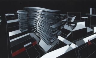 Paintings by Hadid show