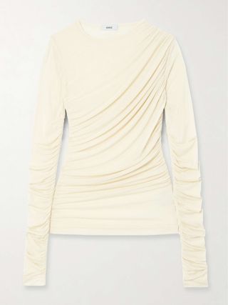 Tania Draped Stretch-Tencel™ Lyocell Jersey Top