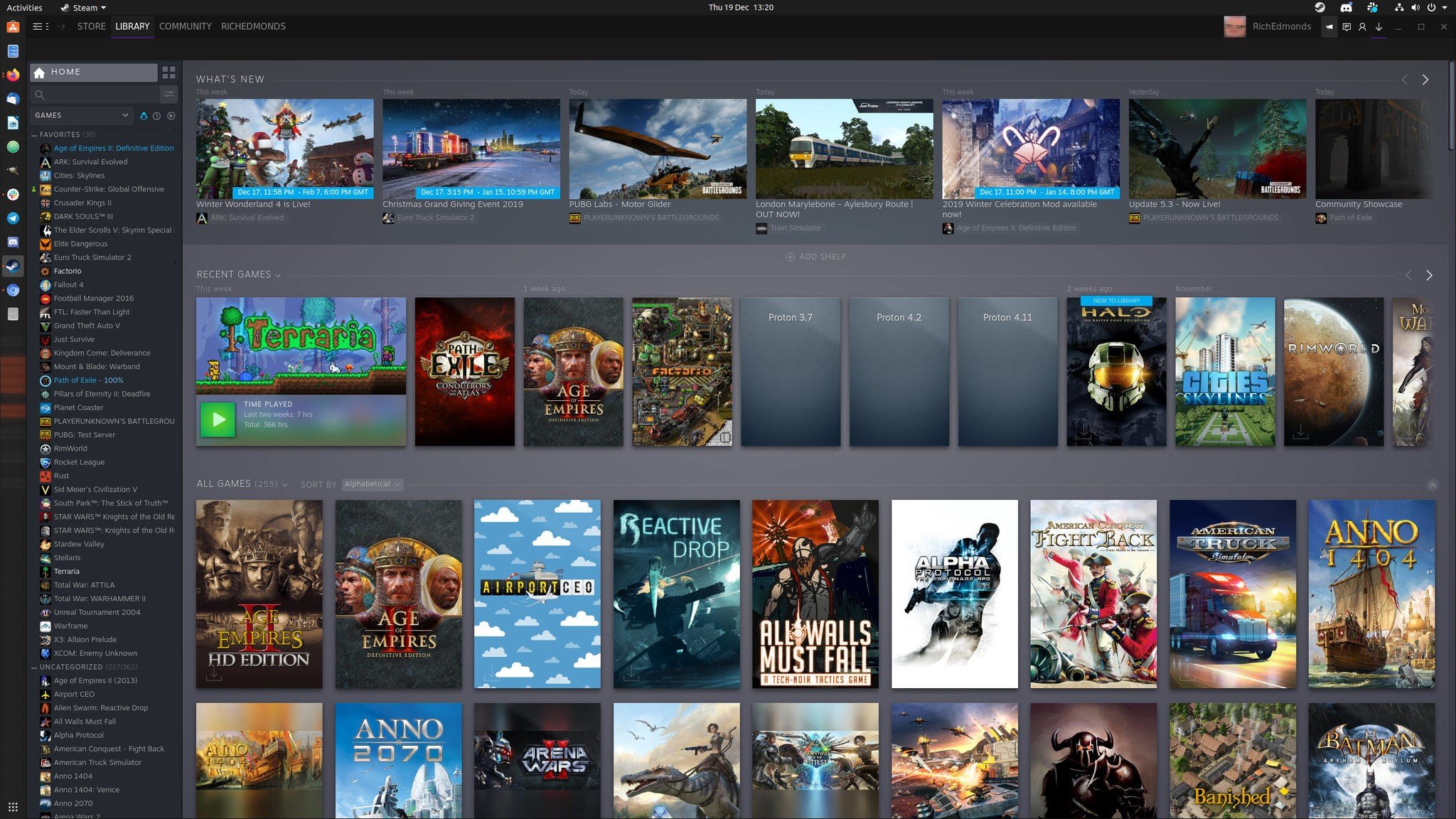 Running EA Origin Games under Linux via Steam and Proton