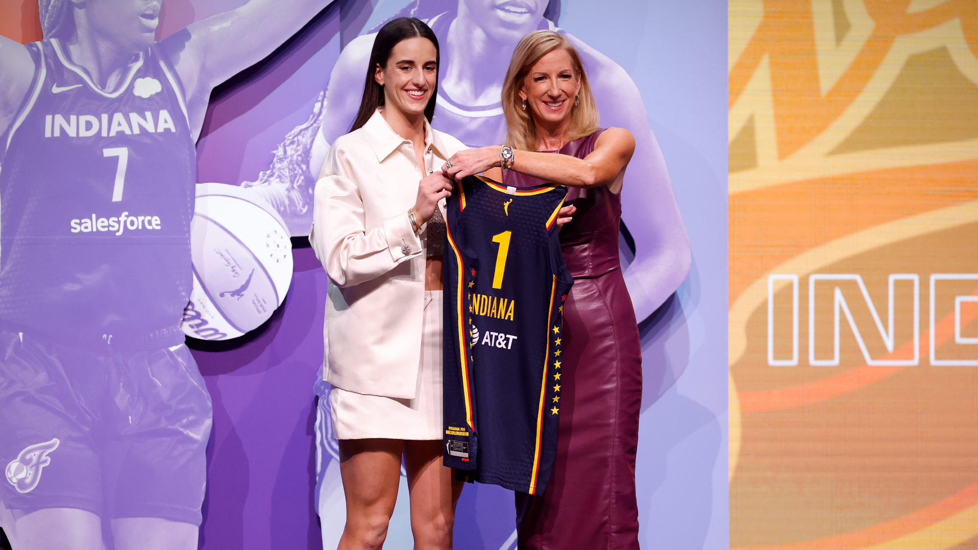 Caitlin Clark, the No. 1 pick in the WNBA bullish draft