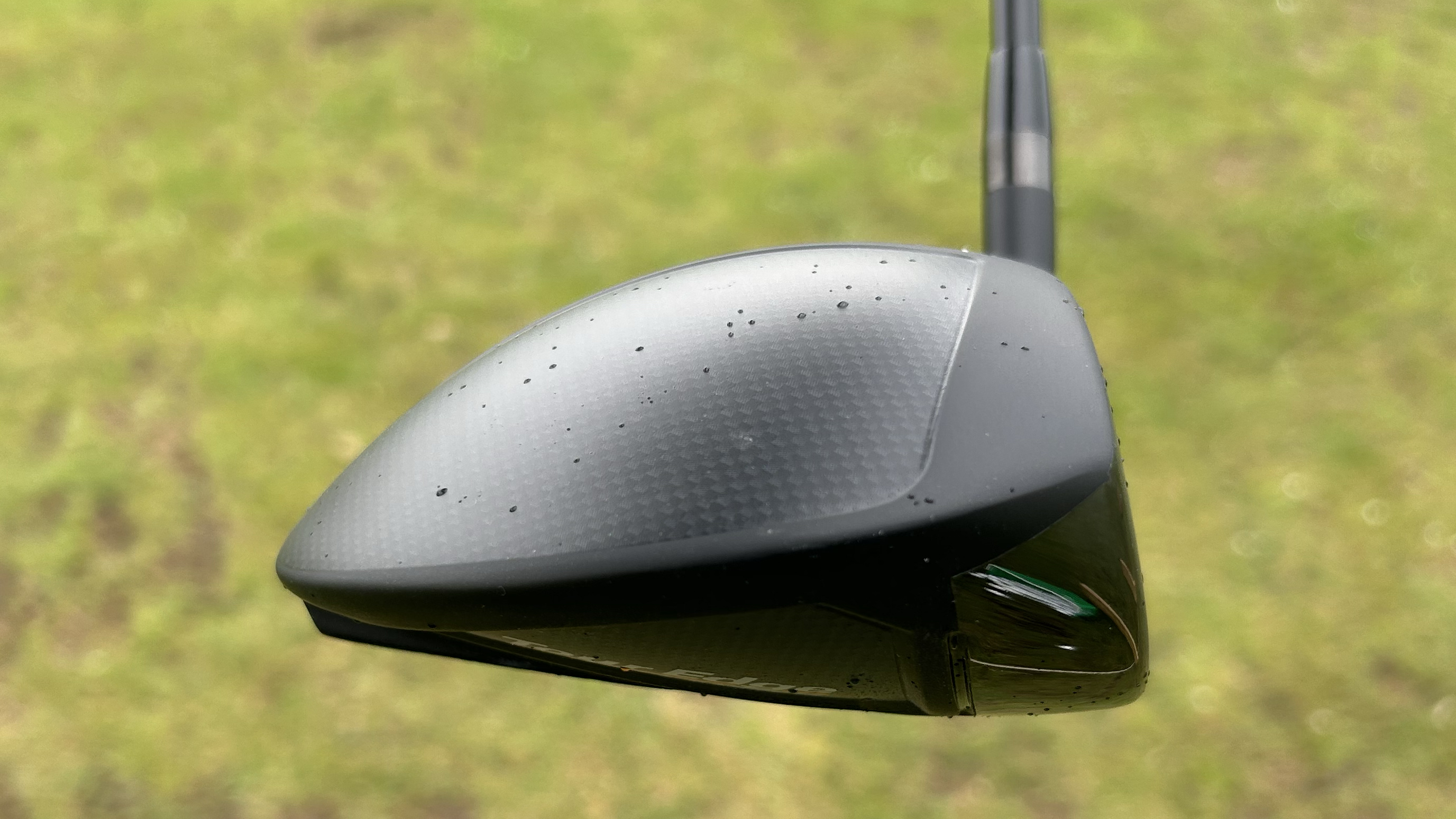 Photo of the Tour Edge Hot Launch E525 Driver from the toe