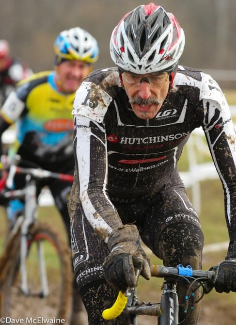 Chuck Gillis (USA) riding atop the ridge