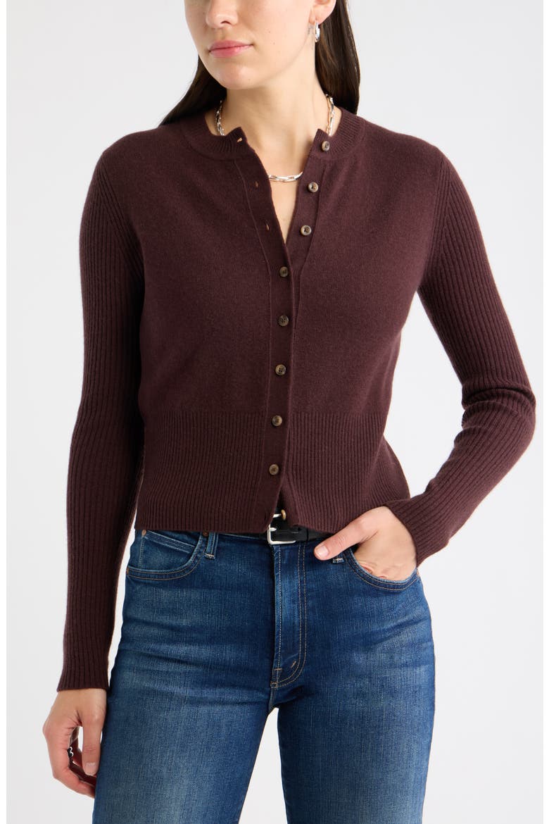 Wool &amp;amp; Cashmere Blend Cardigan