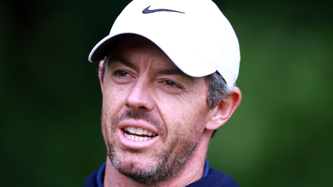 Rory McIlroy during a practice round before the RBC Canadian Open