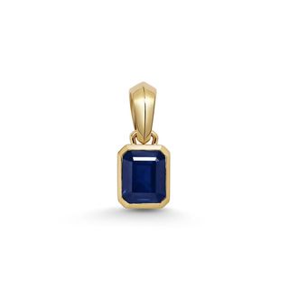 Chunky Charm Pendant - Sapphire 3.10ct