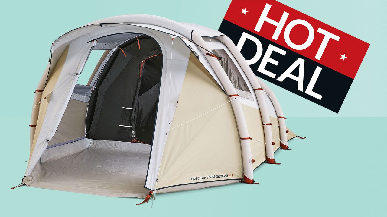 Decathlon 4-person Blackout Air tent