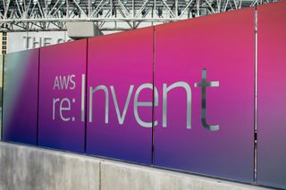 AWS re: Invent sign from Las Vegas 