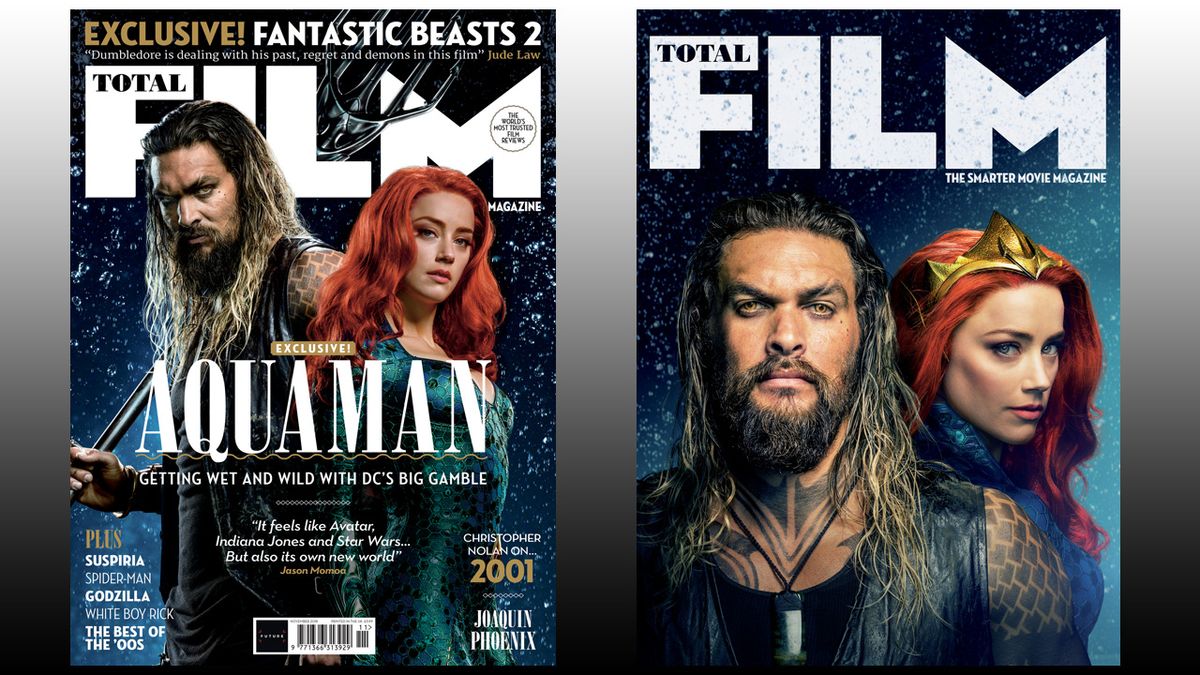 Aquaman makes a splash on the cover of Total Film magazine 