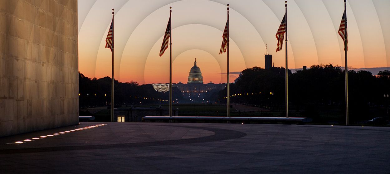 The Capitol Building.