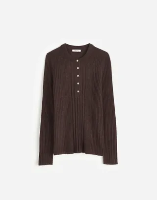 Madewell, Alpaca-Blend Henley Sweater