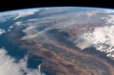 ESA Astronaut's View of California Fires