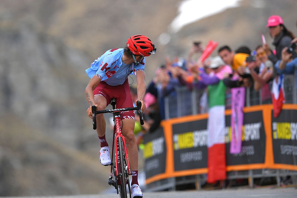 Ilnur Zakarin (Katusha-Alepcin) wins stage 13 at the Giro d'Italia