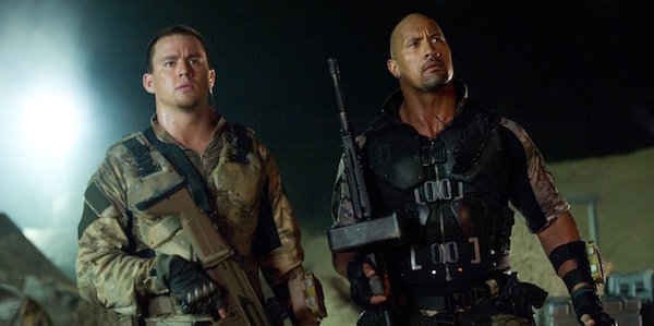 Channing Tatum and Dwayne Johnson in G.I. Joe 2