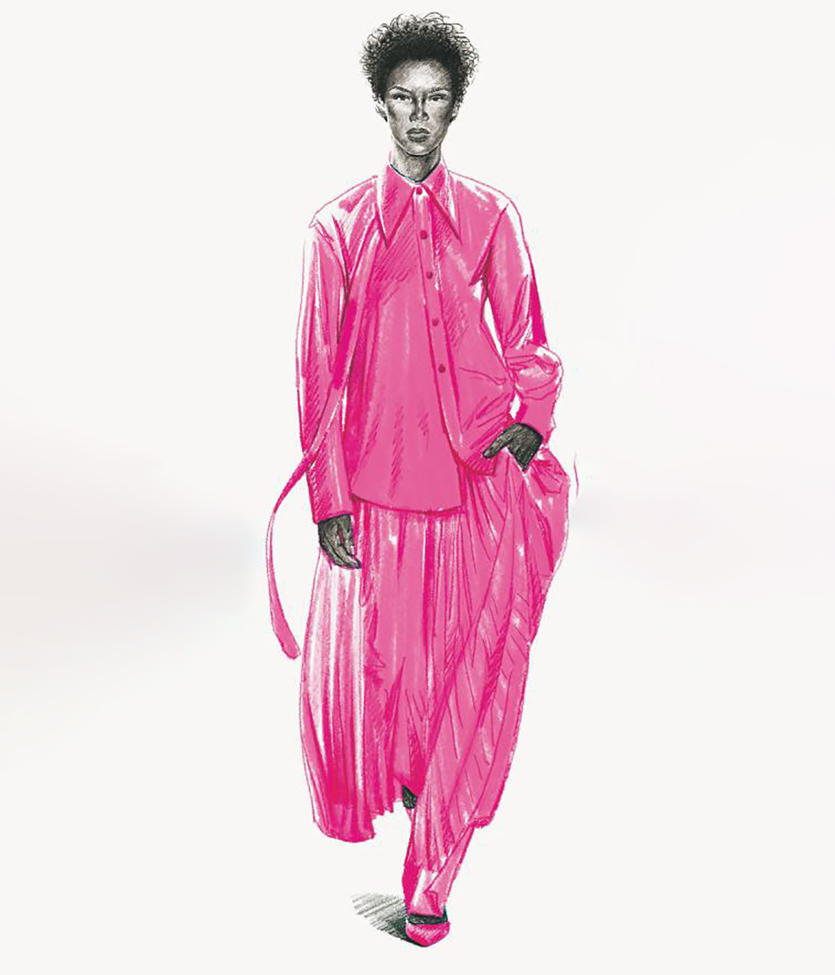 Christopher John Rogers A/W 2020 illustration
