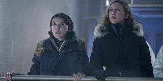 Millie Bobby Brown and Vera Farmiga in Godzilla: King of the Monsters